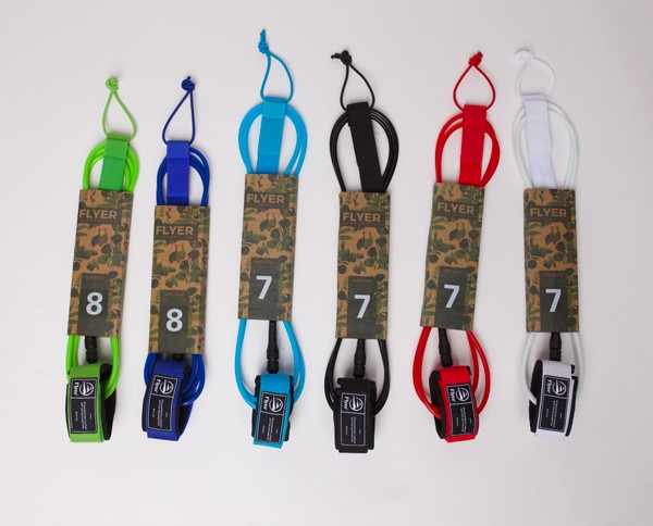 Leashes da surf flysurf verde blu bianco e nero