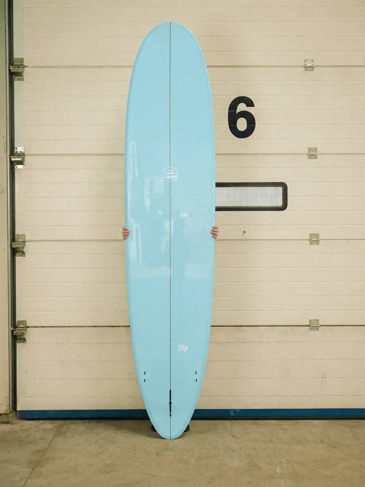 Tabla de surf Longboard Fibra Azul