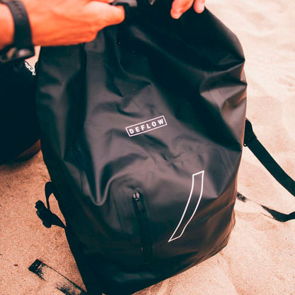 mochila estanca impermeable de deflow con 25 litros de capacidad