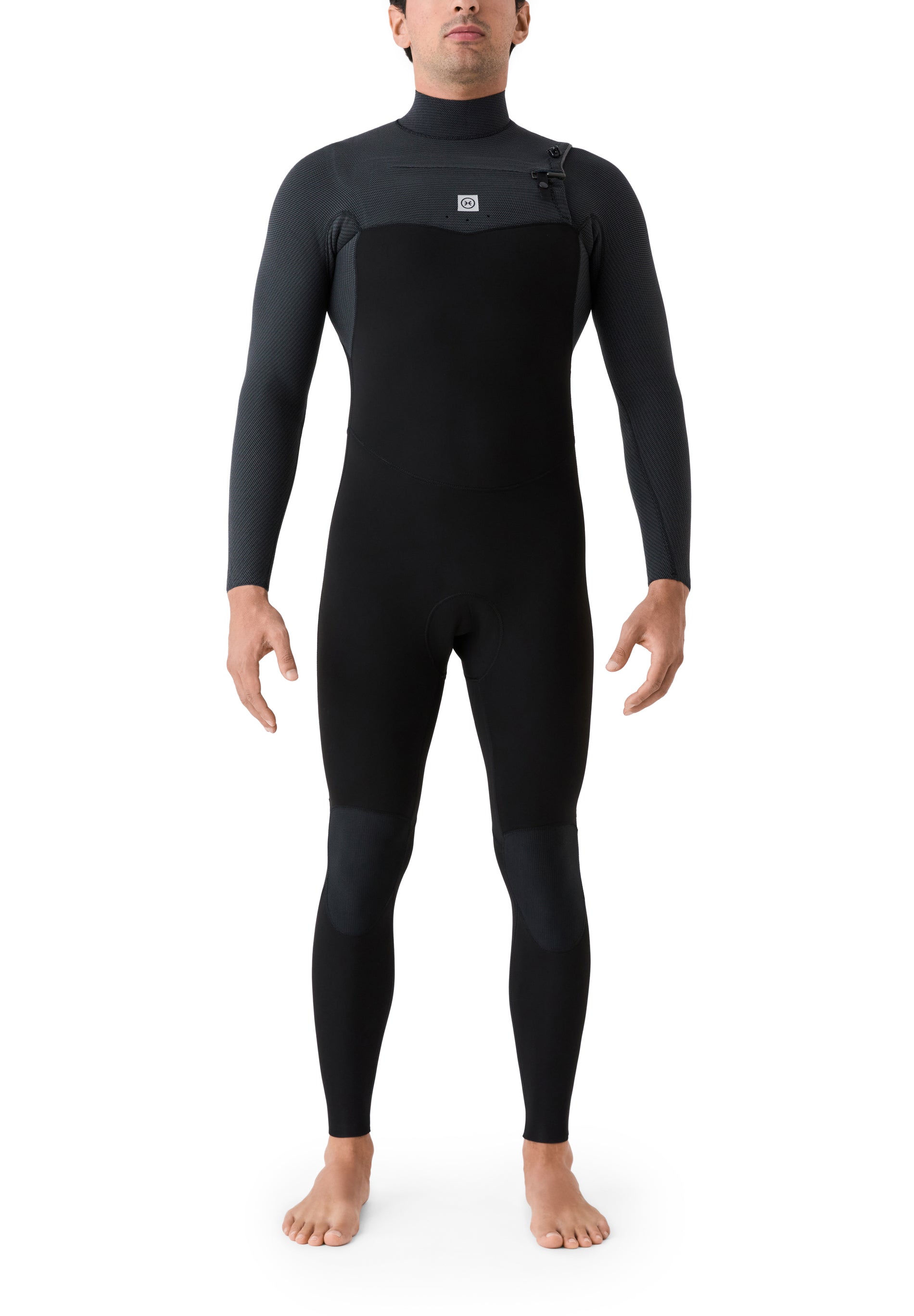 Traje de neopreno integral Deeply Explorer III 3/2 para hombre en color negro, fabricado con Mineralprene ecológico a base de conchas de ostra.