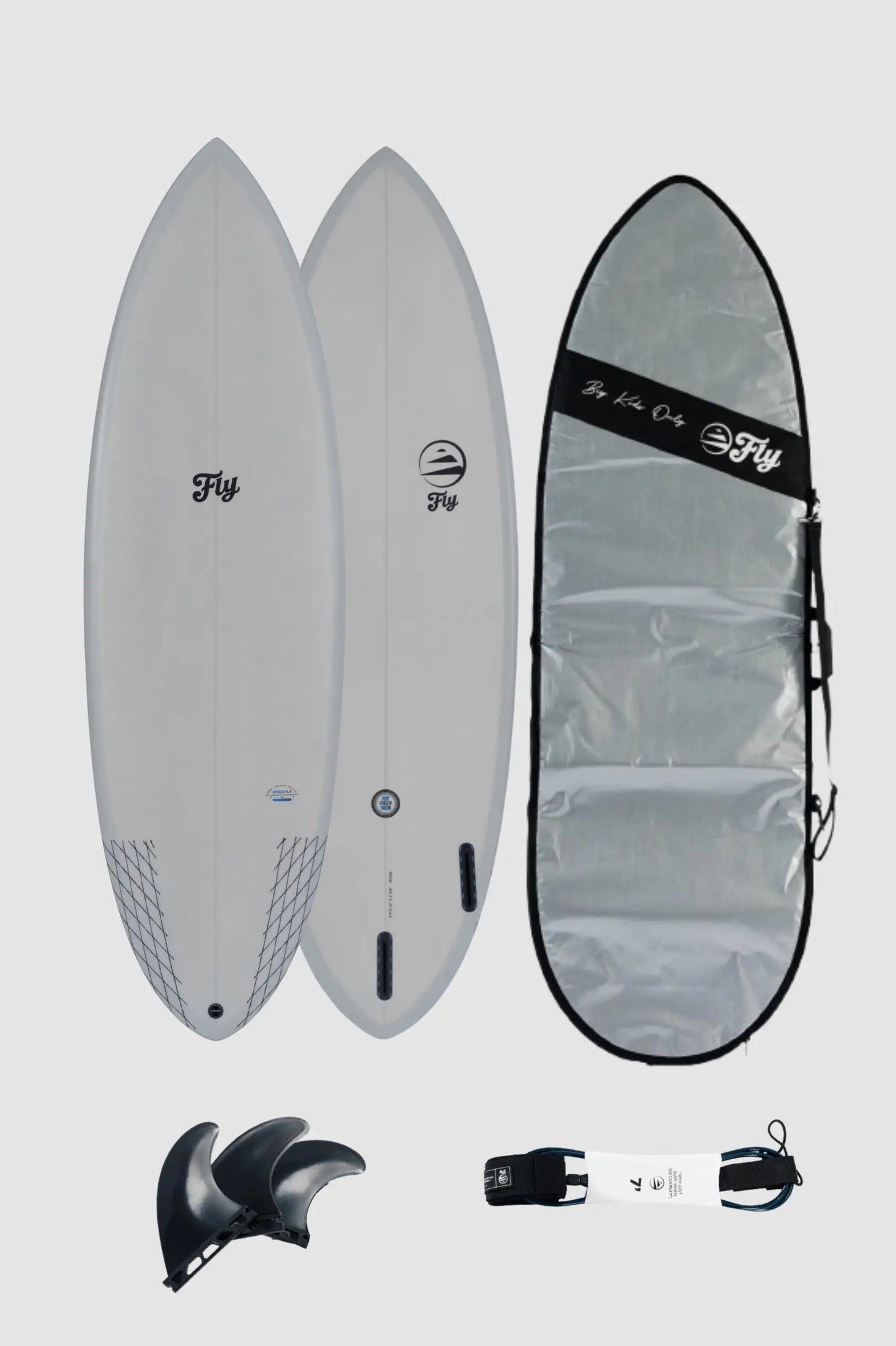 Fiber Surf Pack | Apollo 6.4 Grey Board