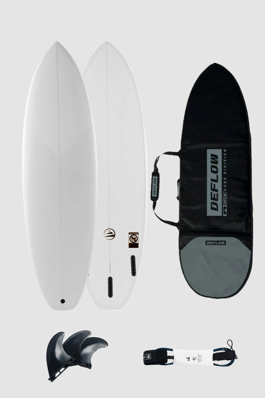 pack de tabla surf de funda y leash