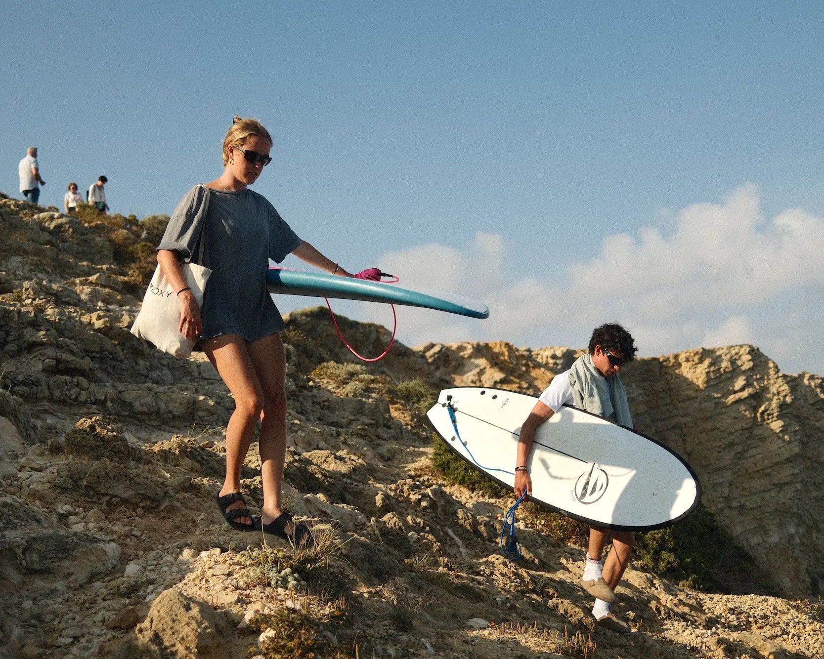 Tablas flysurf en verano yendo a surfear. 