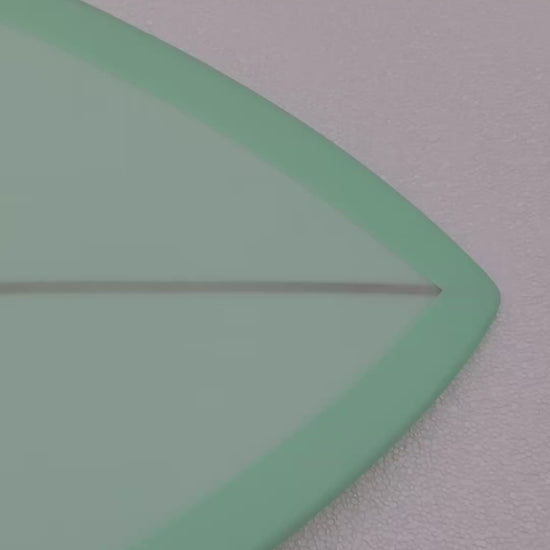 video detalle de la tabla de surf apollo verde
