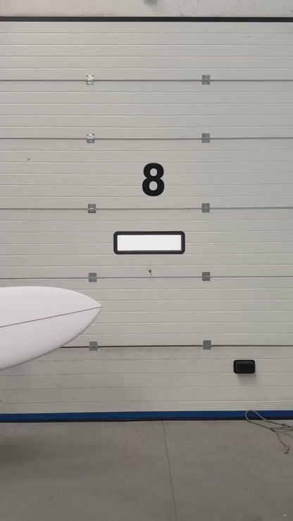 Tabla de surf Fibra 6.8 Squash Blanca