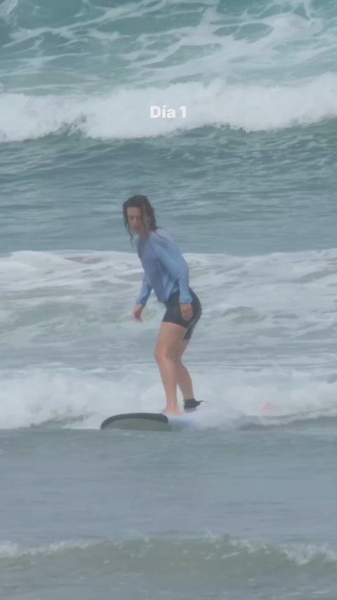 Día 1 del surftrip a Maldivas vs. séptimo día del surftrip