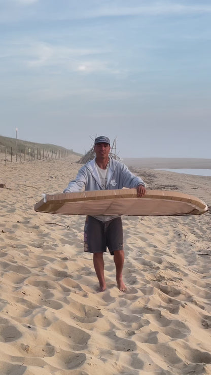 Tabla de surf Fibra Fish 6.4 Naranja