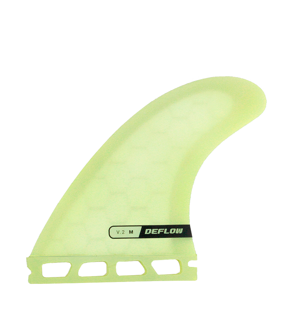 Quilla surf Deflow V.2 amarillo para tablas de surf