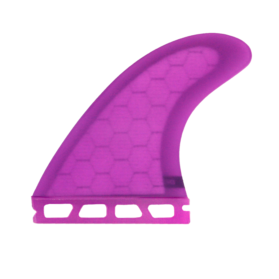 Calidad de construcción Honeycomb en quilla surf Deflow V.2 violeta.