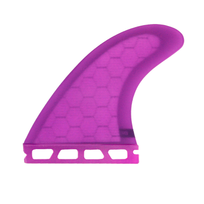 Calidad de construcción Honeycomb en quilla surf Deflow V.2 violeta.