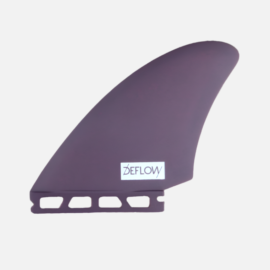 Detalle de perfil de la quilla Mid Violet con sistema Single Tab