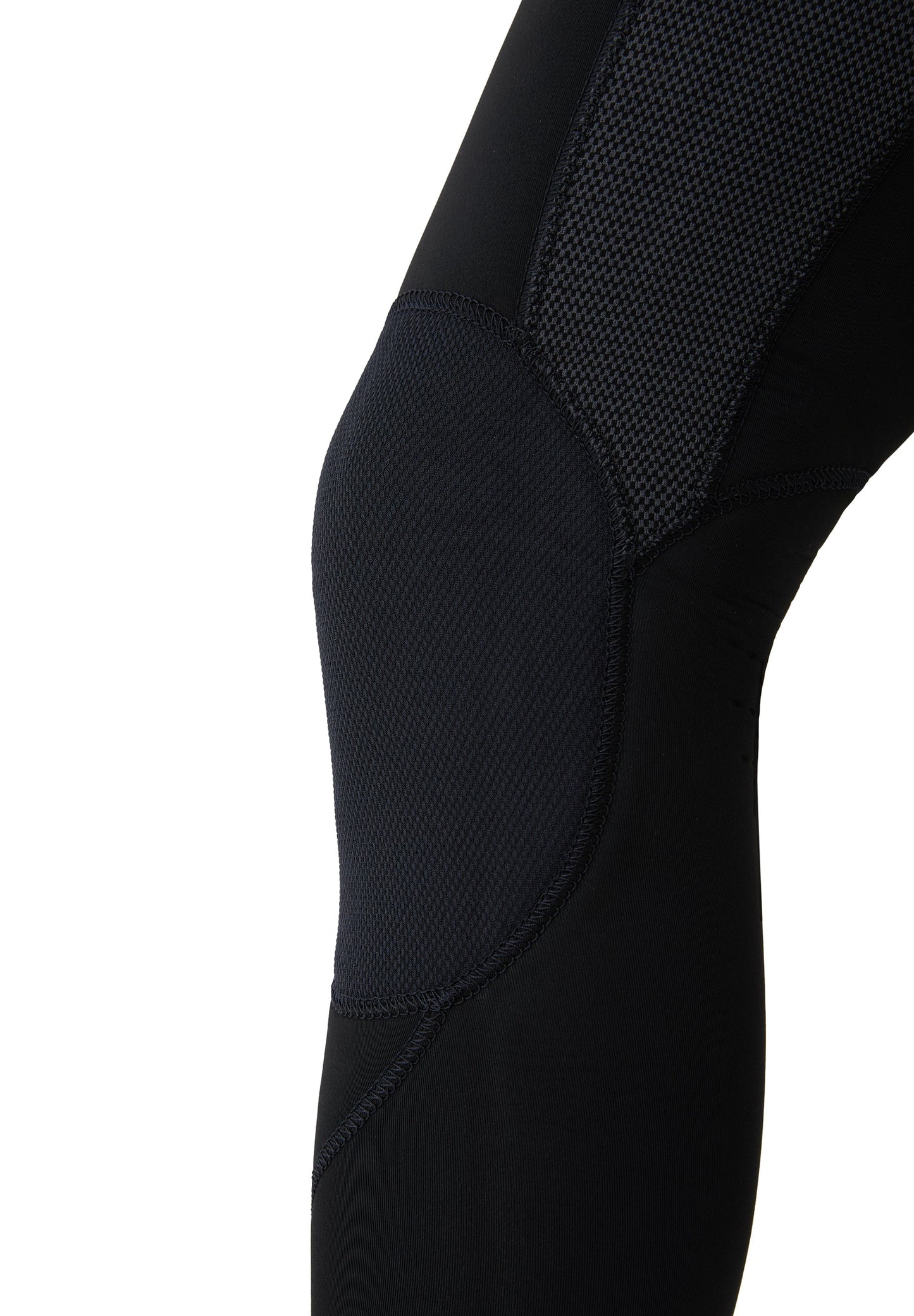 Detalle de las rodilleras reforzadas del modelo Frost III, combinando durabilidad con alta flexibilidad.