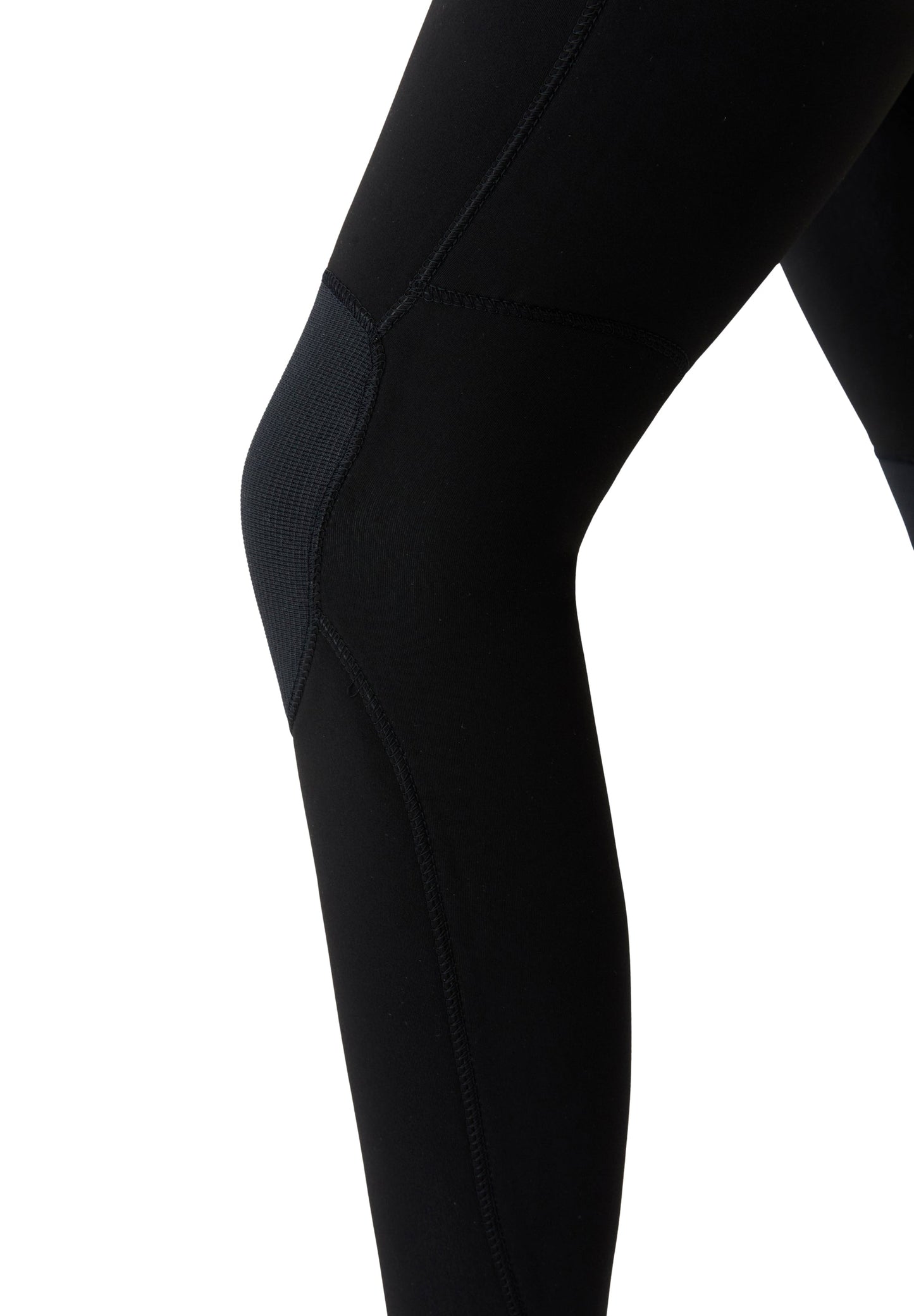 Detalle de las rodilleras flexibles de alta durabilidad, diseñadas para resistir el desgaste sobre la parafina.