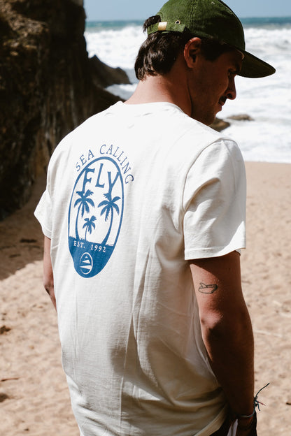 Camiseta Sea Calling Cream Beach