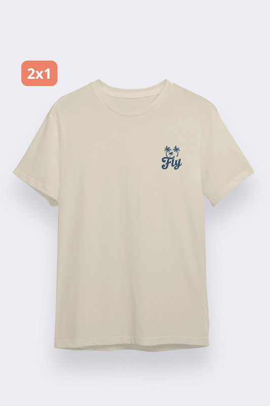 Camiseta Sea Calling Cream Beach