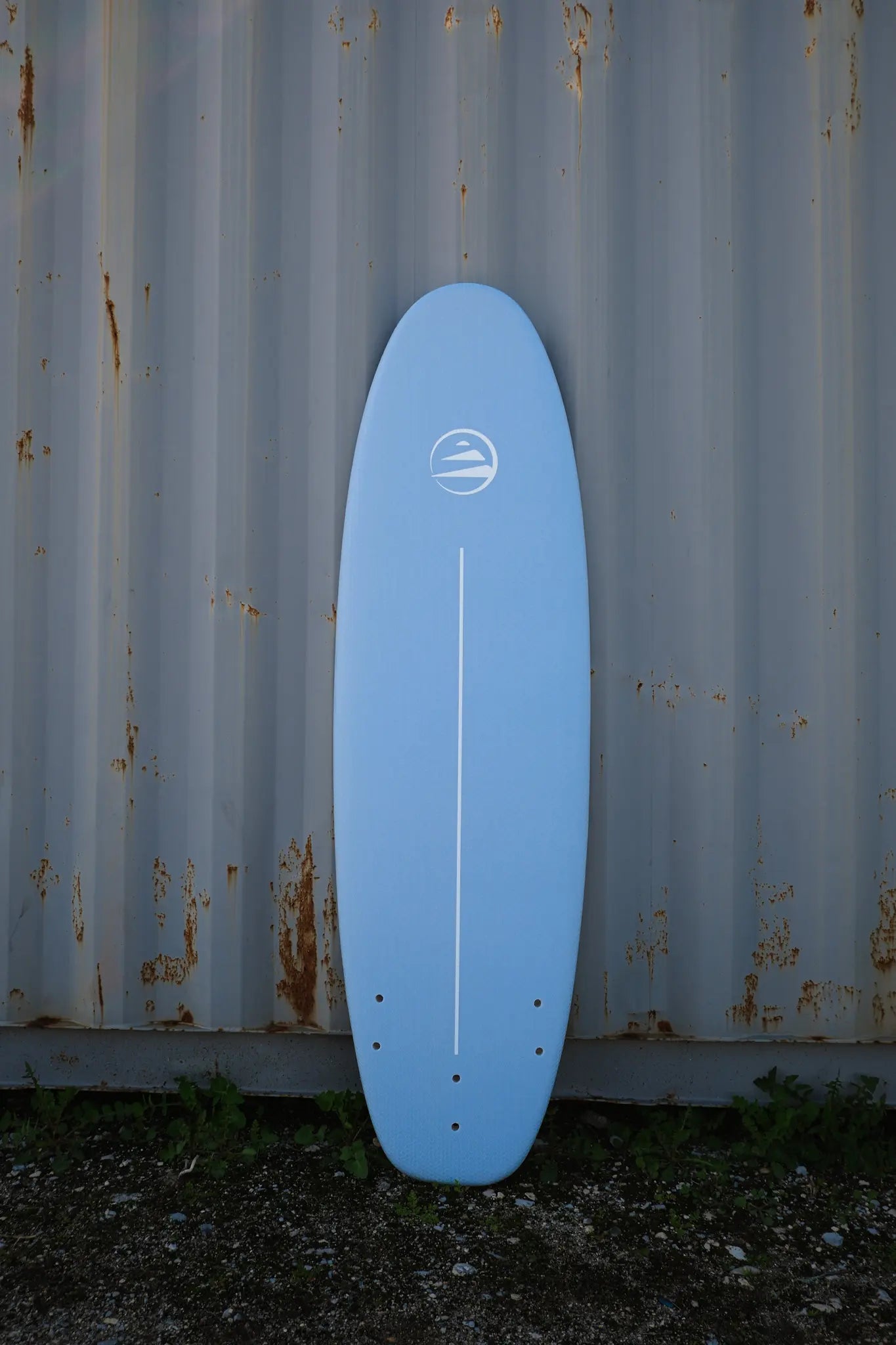 Imagen frontal de la tabla de surf de corchopan de flysurf.