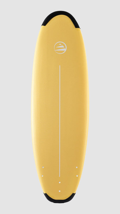 Tabla de surf Cool School 7.2 en color amarillo brillante