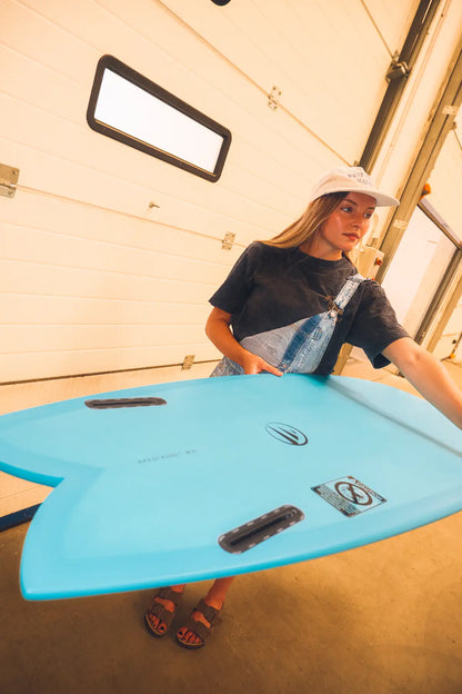 Tabla de surf Fish Azul de Flysurf - detalle 2