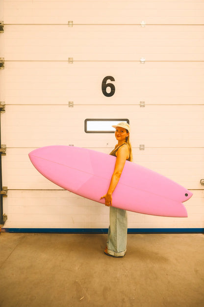 Tabla de surf Fibra Fish 6.4 Rosa