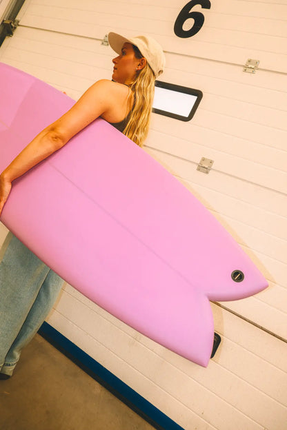 Tabla de surf Fibra Fish 6.4 Rosa