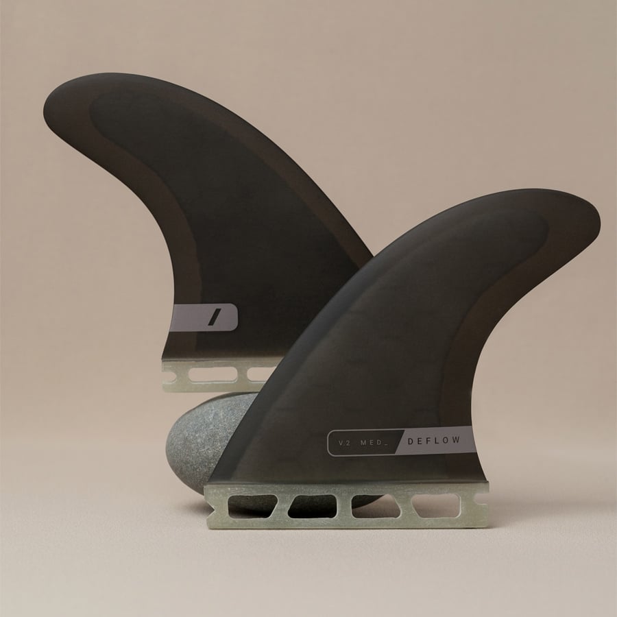 Quillas surf laterales v.2 black de deflow